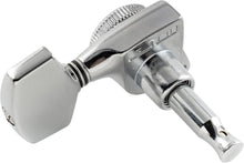 Load image into Gallery viewer, 3+3 Locking Tuners 18:1 Electric Acoustic Guitars Metal Locking Cap - Chrome #2