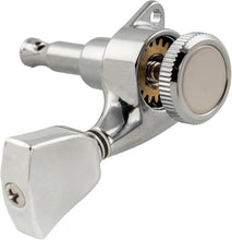 Load image into Gallery viewer, 3+3 Locking Tuners 18:1 Electric Acoustic Guitars Metal Locking Cap - Chrome #3