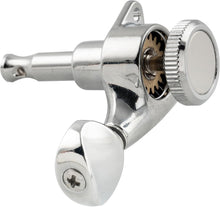 Load image into Gallery viewer, 6-in-line Locking Tuners 18:1 Strat Tele Guitars Metal Locking Cap - Chrome #05