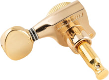 Load image into Gallery viewer, 6-in-line Locking Tuners 18:1 Strat Tele Guitars Metal Locking Cap - Gold #05