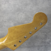 Load image into Gallery viewer, Aged Nitro Tinted Finish 60's Style Strat Maple Cap Guitar Neck Rare N014