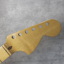 Load image into Gallery viewer, Aged Nitro Finish Large Headstock Maple Neck For Late 60s Strat N021
