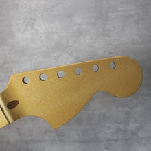 Load image into Gallery viewer, Aged Nitro Finish Large Headstock Maple Neck For Late 60s Strat N020