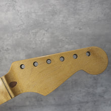Load image into Gallery viewer, Aged Nitro Finish Vintage Replacement Maple Neck For 50's Stratocaster N024