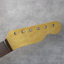 Load image into Gallery viewer, Nitro Finish Vintage Replacement Rosewood Neck For 60's Telecaster Flamed N041