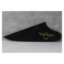 Load image into Gallery viewer, Pickguard For Gibson Thunderbird w Accurate Screen Logo (No Screw Holes) - Black w Gold Logo