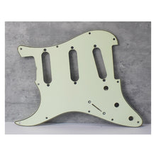 Load image into Gallery viewer, 59 - 62 Montreux Guitars Lefty Strat Pickguard For USA Mex Fender - Mint Ivory