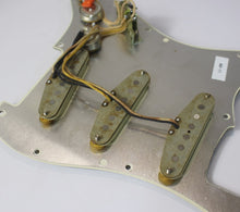 Load image into Gallery viewer, The Revival Pickups RPS2 Grey Bottom Aged Pickup Pickguard Assembly - AB11