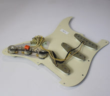 Load image into Gallery viewer, The Revival Pickups Voodoo Strat Grey Bottom Aged Pickguard Assembly RPS6 Jimi Hendrix - AB13