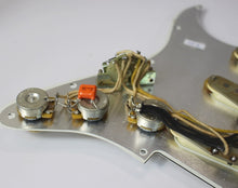 Load image into Gallery viewer, The Revival Pickups 1964 Grey Bottom RPS6 Aged Pickguard Assembly - AB14