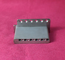 Load image into Gallery viewer, Aged Chrome Steel Block Tremolo Bridge for USA Stratocaster w/ Pat Pend Saddles #4