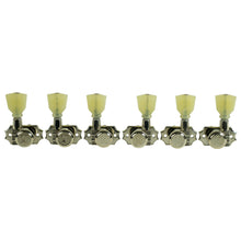 Load image into Gallery viewer, Kluson 3 Per Side Locking Tuners Revolution Series G-Mount - Nickel KRGL-3-NP