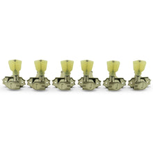 Load image into Gallery viewer, Kluson 3 Per Side Revolution Series G-Mount Tuning Machines - Nickel KRG-3-NP