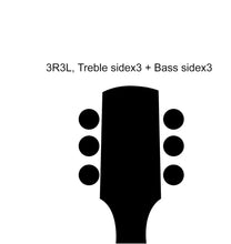 Load image into Gallery viewer, 3+3 Locking Tuners 18:1 Electric Acoustic Guitars Metal Locking Cap - Black #2