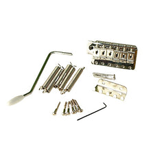 Load image into Gallery viewer, Vintage Chrome Steel Block Tremolo Bridge for USA Fender Stratocaster