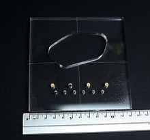 Load image into Gallery viewer, Vintage Tele Body Bridge Pickup Cavity Routing Template Acrylic B Stock