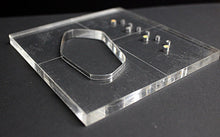 Load image into Gallery viewer, Vintage Tele Body Bridge Pickup Cavity Routing Template Acrylic B Stock