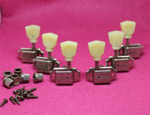 Load image into Gallery viewer, Aged Kluson Tuners w/ Clone Tuner Tip For 60 - 64 Les Paul ES335 Gibson
