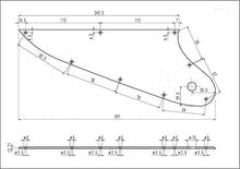 Load image into Gallery viewer, Pickguard For Gibson Reverse Firebird w SilkScreen White Logo - Black 3 Ply