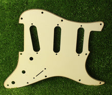 Load image into Gallery viewer, Aged 68 69 Voodoo Reverse Bridge Pickguard Pearloid Back For Hendrix Strat AGP18