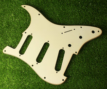 Load image into Gallery viewer, Aged 68 69 Voodoo Reverse Bridge Pickguard Pearloid Back For Hendrix Strat AGP18