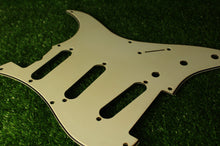 Load image into Gallery viewer, Aged 57 59 Pickguard For Fender Strat Wide Bevel Parchment - AGP24
