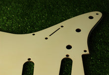 Load image into Gallery viewer, Aged 57 59 Pickguard For Fender Strat Wide Bevel Parchment - AGP24