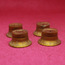 Load image into Gallery viewer, Vintage 1960s Gibson Gold Reflector Knob Set For Les Paul Custom ES335