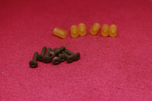 Load image into Gallery viewer, Aged Pickup Switch Screws (8) with Rubber Spacer Springs For Strat AL008