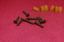 Load image into Gallery viewer, Aged Pickup Switch Screws (8) with Rubber Spacer Springs For Strat AL008