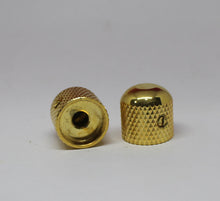 Load image into Gallery viewer, Dome Knobs (2) For Telecaster Guitar/Bass - Gold New Japan
