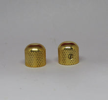 Load image into Gallery viewer, Dome Knobs (2) For Telecaster Guitar/Bass - Gold New Japan