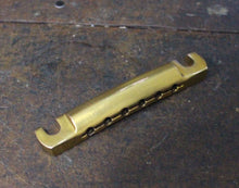 Load image into Gallery viewer, Montreux Guitars Light Weight Aluminum Tailpiece Time Machine Aged - Gold C01