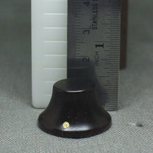 Load image into Gallery viewer, Wooden Bell Knobs Metric Size (2) - Bubinga w/ Cream Indicator