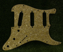 Load image into Gallery viewer, Standard Pickguard For 62 Strat For USA Mex Fender - Cream Pearloid 4 Ply