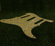 Load image into Gallery viewer, Standard Pickguard For 62 Strat For USA Mex Fender - Cream Pearloid 4 Ply
