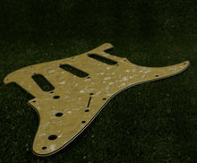 Load image into Gallery viewer, Standard Pickguard For 62 Strat For USA Mex Fender - Cream Pearloid 4 Ply