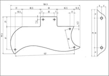 Load image into Gallery viewer, 5 Ply Pickguard For USA Gibson 61 62 SG - with Tenon Cover High Quality