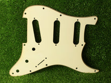 Load image into Gallery viewer, Aged 68 69 Voodoo Reverse Bridge Pickguard Pearloid Back For Hendrix Strat AGP16