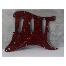 Load image into Gallery viewer, 59 - 62 Strat Pickguard For Mex USA Fender  - Reddish Brown Tortoise Shell Celluloid Top
