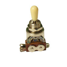 Load image into Gallery viewer, 3 Way Short Toggle Switch with Cream Tip For Epiphone Les Paul Guitars
