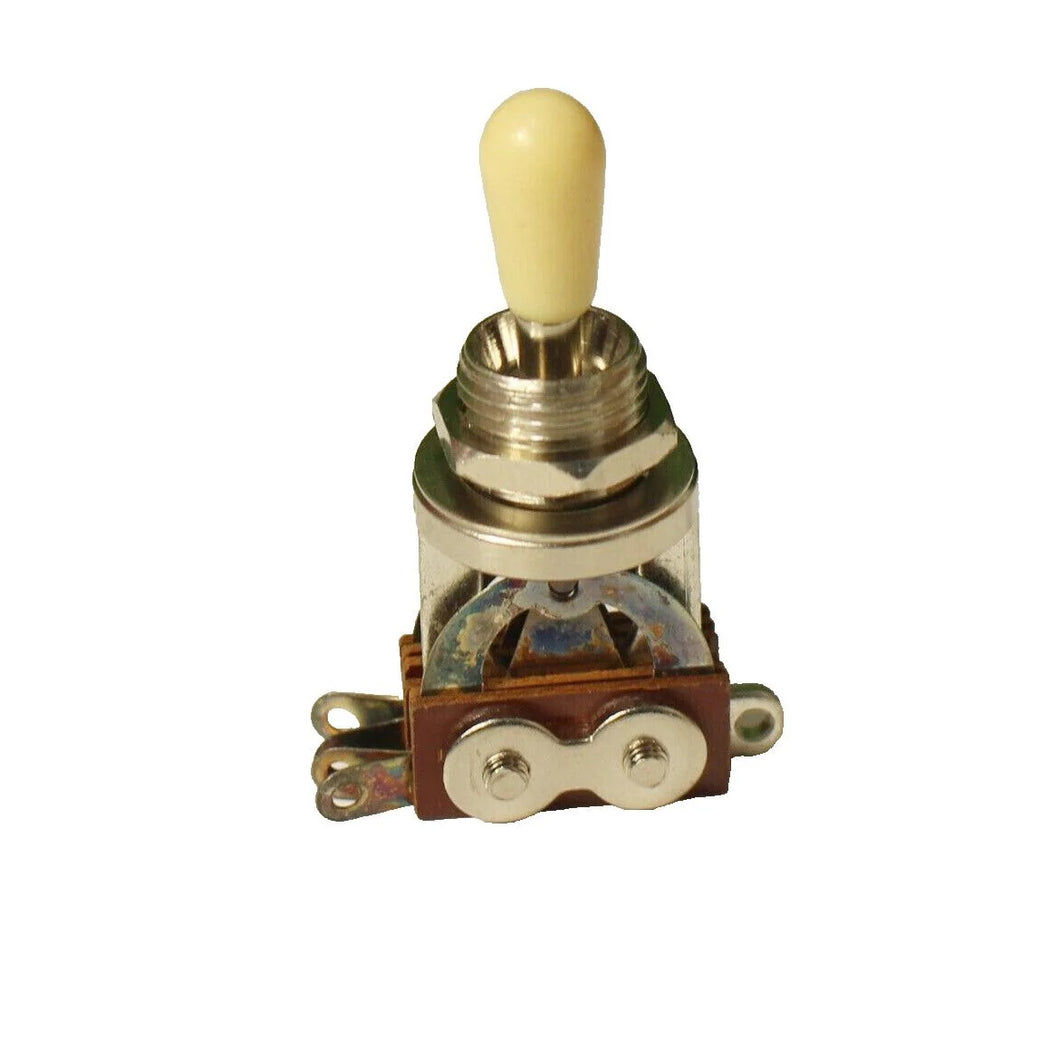 3 Way Short Toggle Switch with Cream Tip For Epiphone Les Paul Guitars