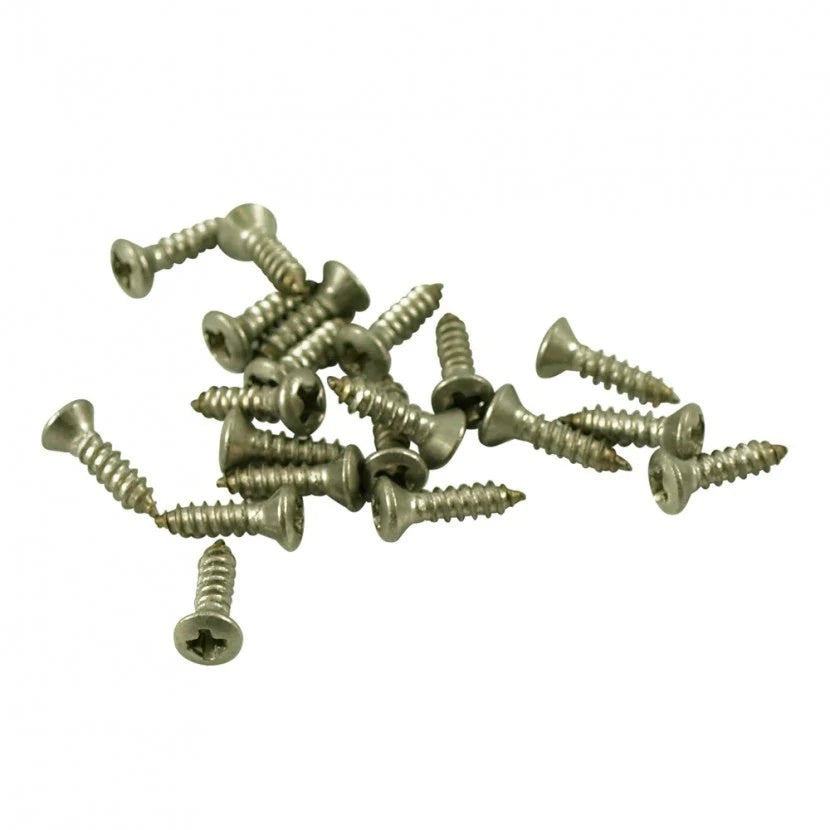 USA #3 x 3/8 in. Screws For Gibson Pickguards (12) - Stainless