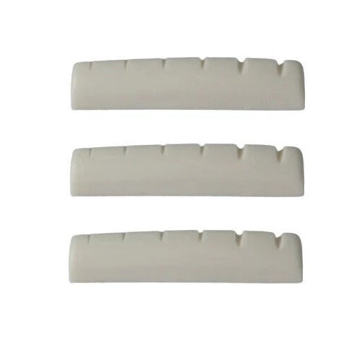 Guitar Nut Urea Resin 43mm x 5mm White 3 Pcs