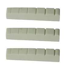 Load image into Gallery viewer, Guitar Nut Plastic Graphite Compound For EPI, SG  42mm x 6mm White 3 Pcs
