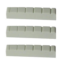 Load image into Gallery viewer, Guitar Nut Plastic Graphite Compound For Les Paul  43mm x 6mm White 3 Pcs
