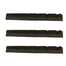 Load image into Gallery viewer, Guitar Nut Plastic Graphite Compound For Strat Tele  43mm x 3.5mm Black 3 Pcs
