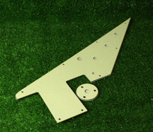 Load image into Gallery viewer, 58 Flying V Pickguard Replacement w/ Round Jack Plate - Mint Ivory 3 Ply
