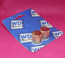 Load image into Gallery viewer, Brass Barrel Flat Top Knob Set (2)  -1/4 " Diameter USA with Pot Sleeves- Chrome
