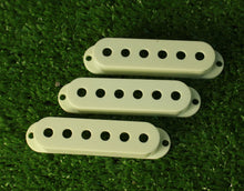 Load image into Gallery viewer, Mint Green Strat Accessory Kit Knobs Covers Tips Back Plate For USA Fender S3
